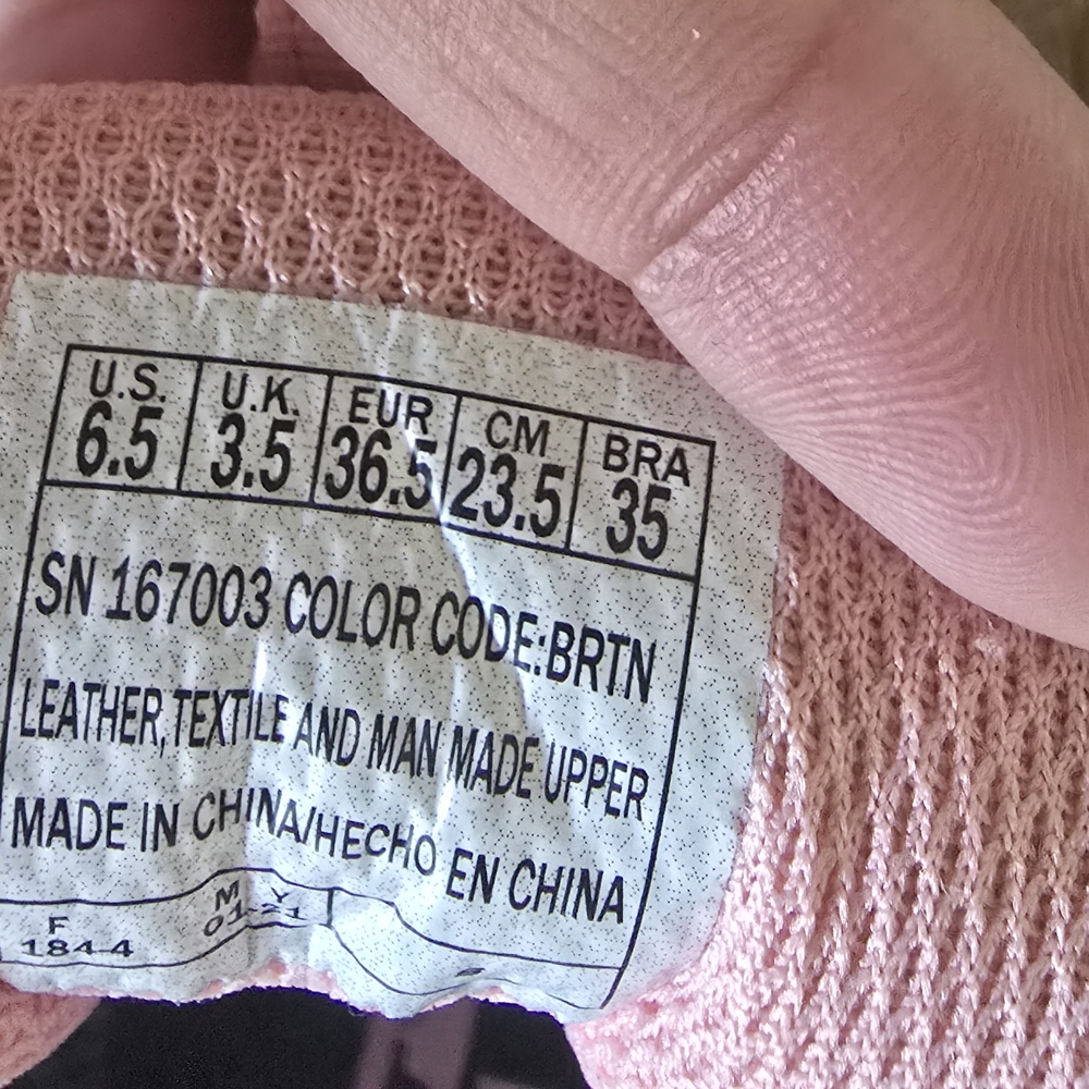 Skechers Brown and Pink Athletic Shoes - Picture 5 of 5